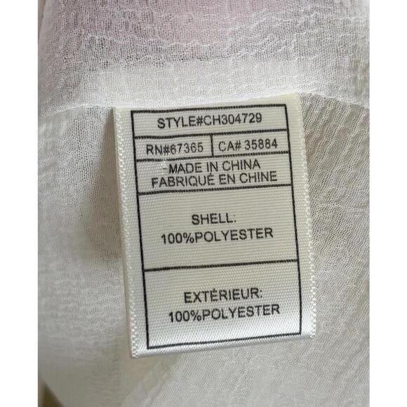 Revolve Cupcakes & Cashmere Katlyn Ruffle Blouse L $101 0948 - Picture 3 of 5